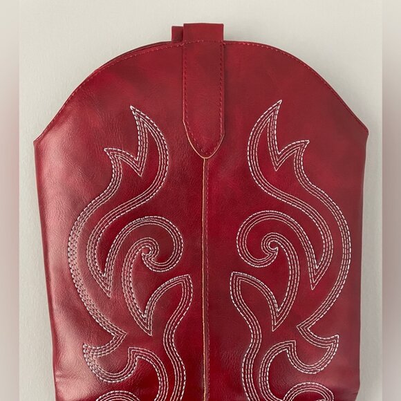 Red western cowboy boots - women’s size 8 - Picture 5 of 5